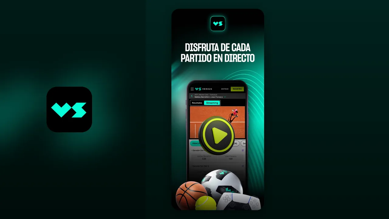Captura oficial de la app de Versus en la App Store española